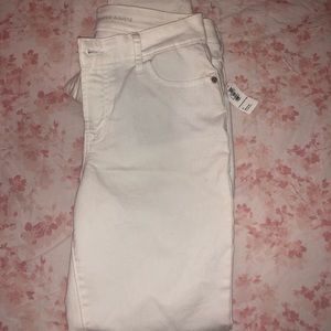 Old navy white skinny jeans